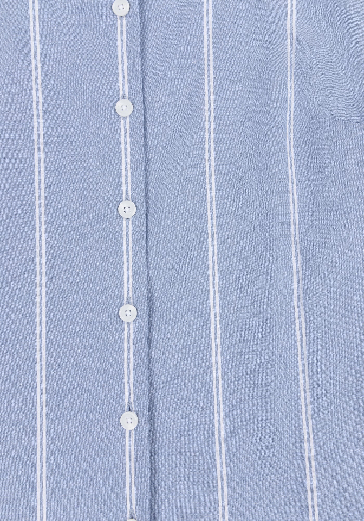 Beech Cuban Shirt - Blue Stripe