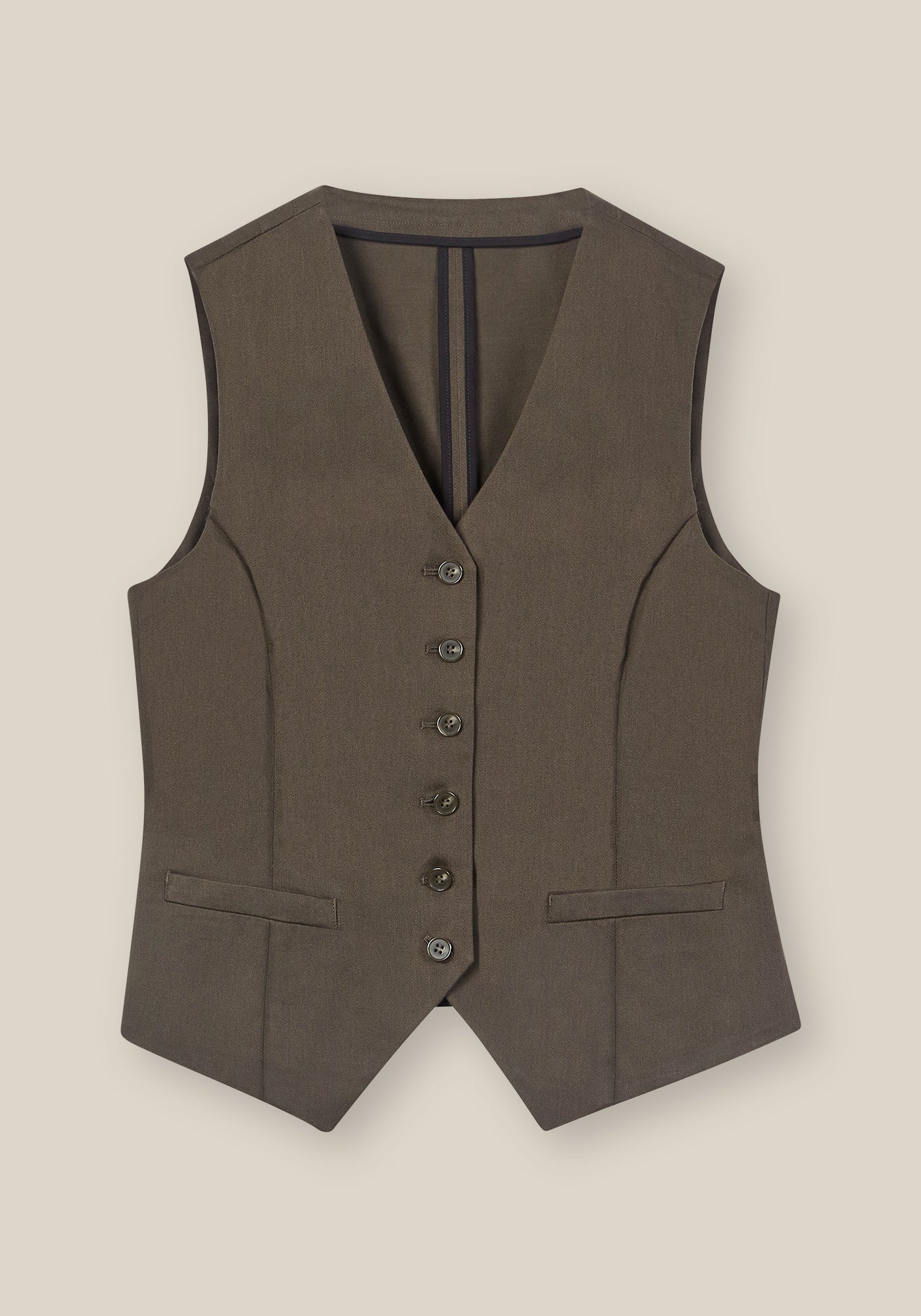 Stockholm Waistcoat - Olive Khaki