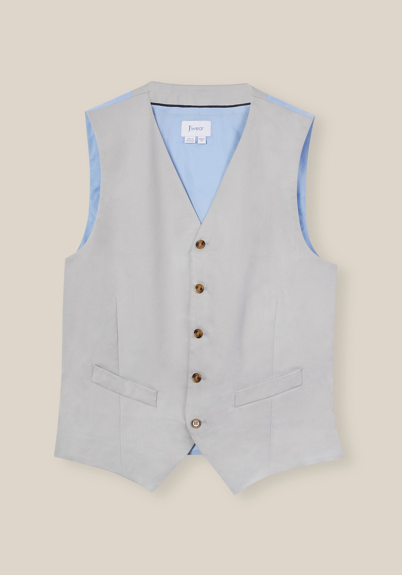 Scott Waistcoat - Mid Grey