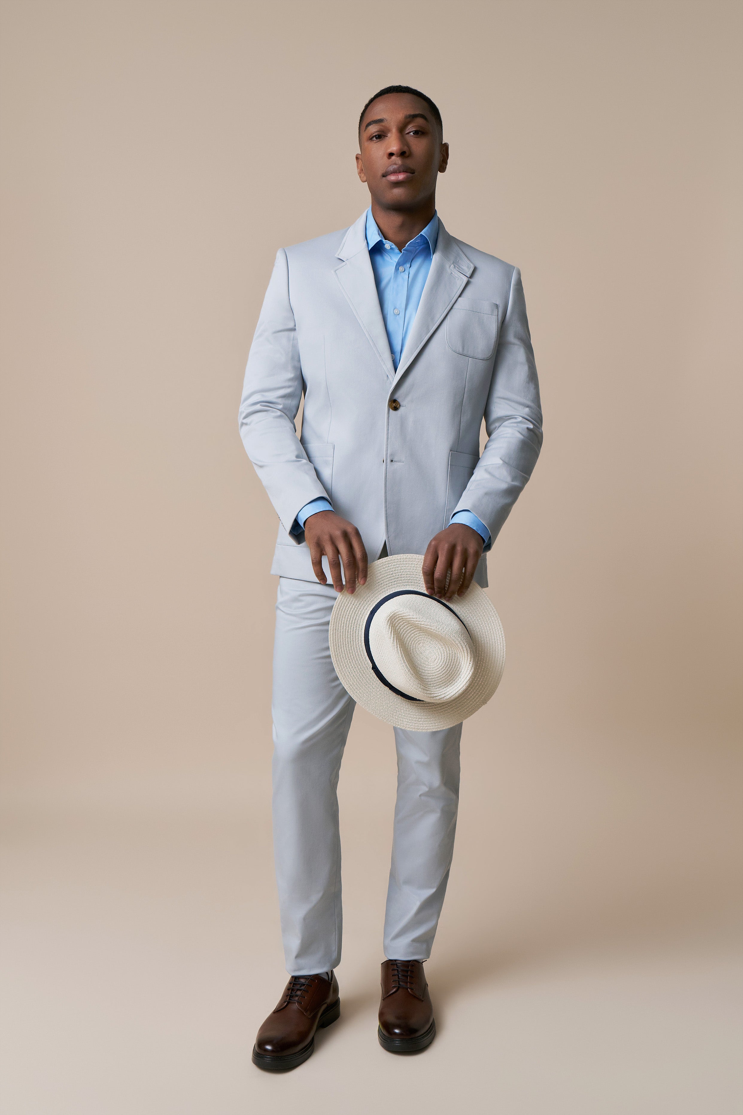 Attenborough Chino - Mid Grey