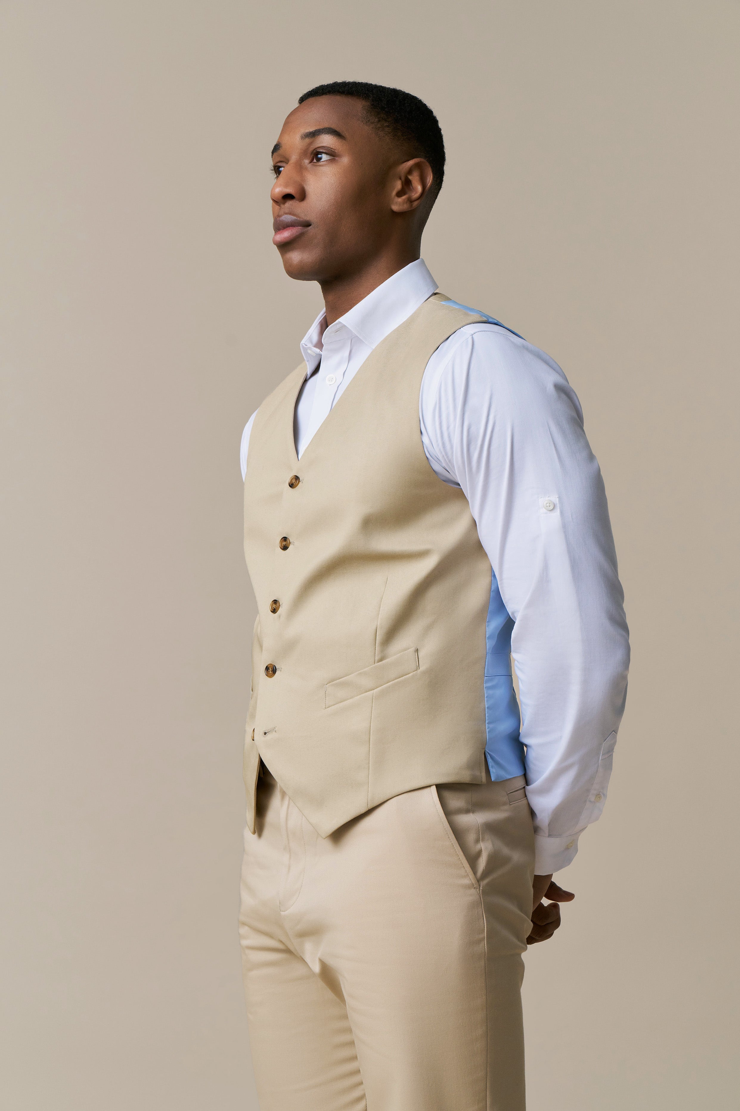 Scott Waistcoat - Beige