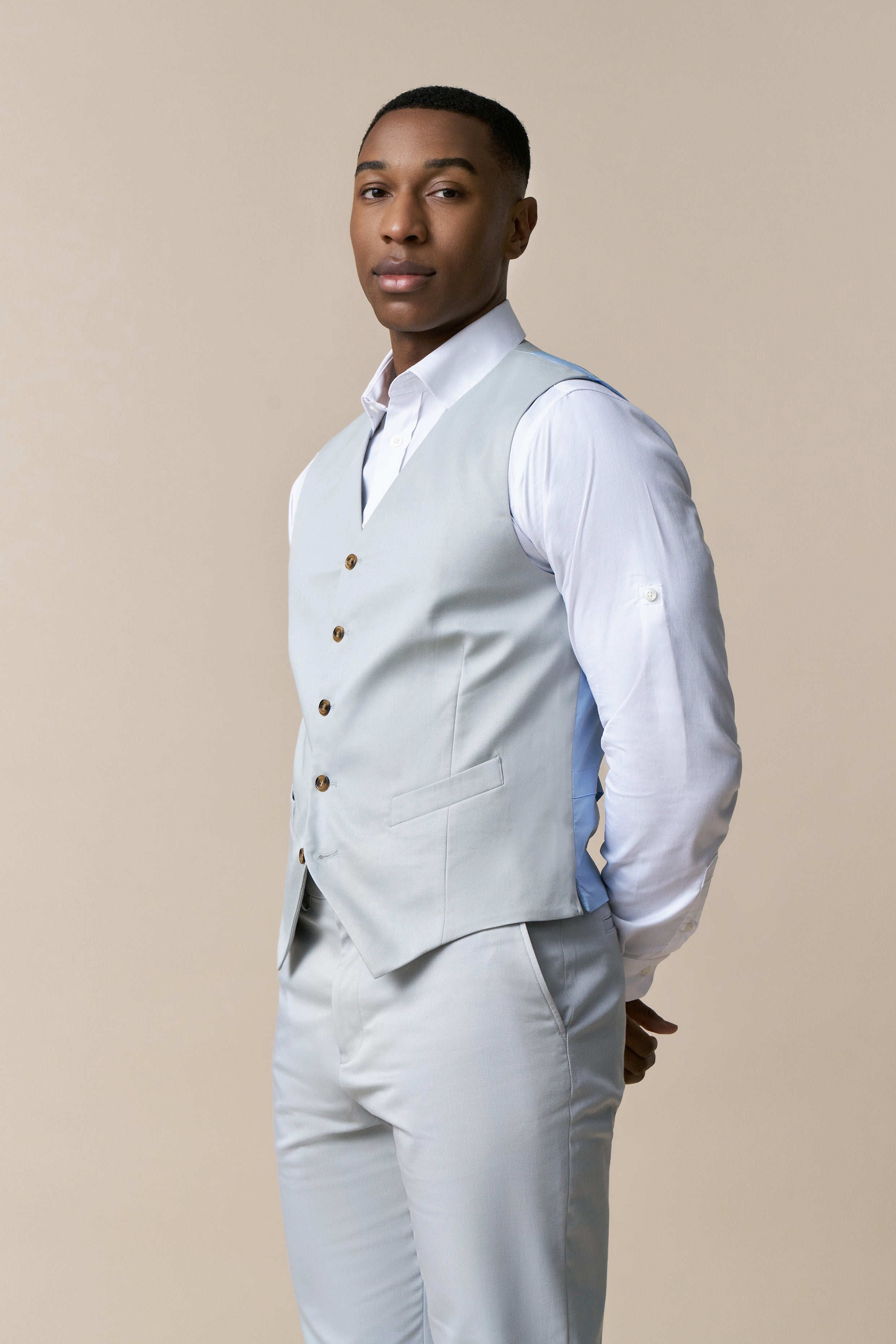 Scott Waistcoat - Mid Grey