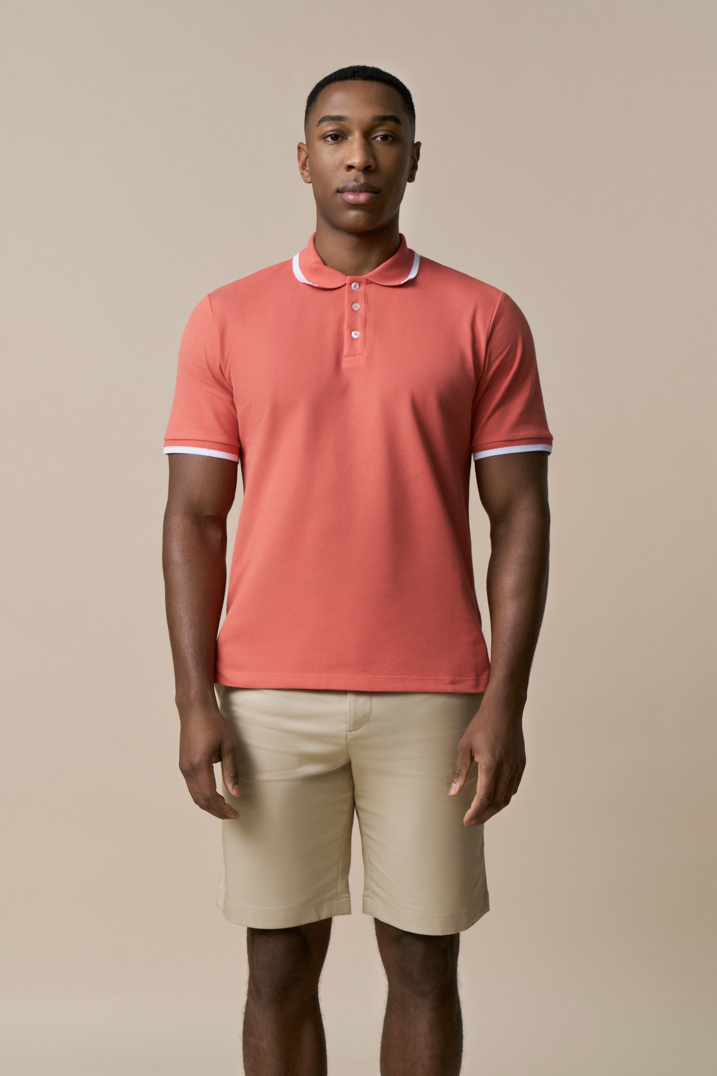 Hemsley Polo Shirt - Coral