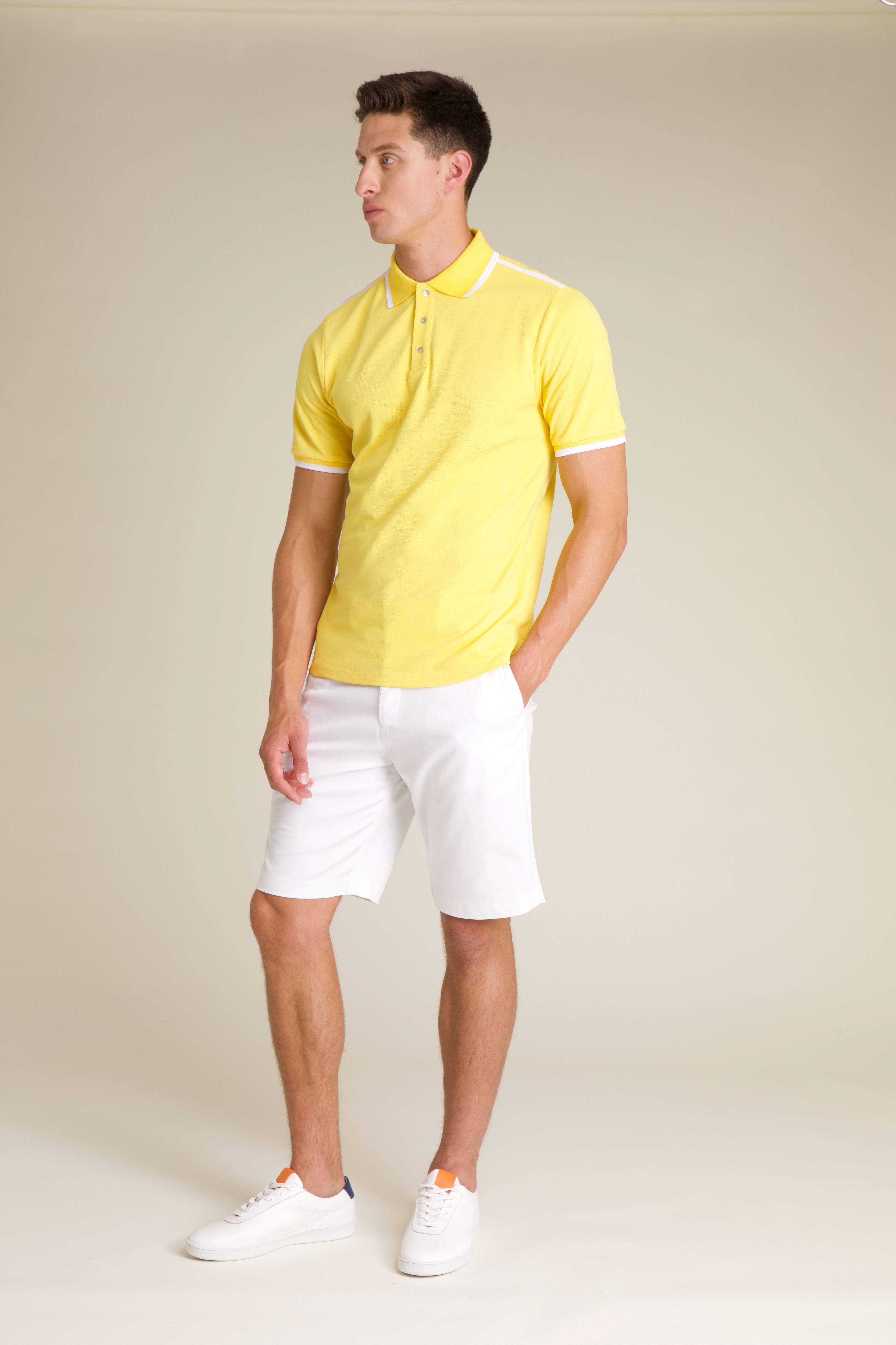 Hemsley Polo Shirt - Lemon