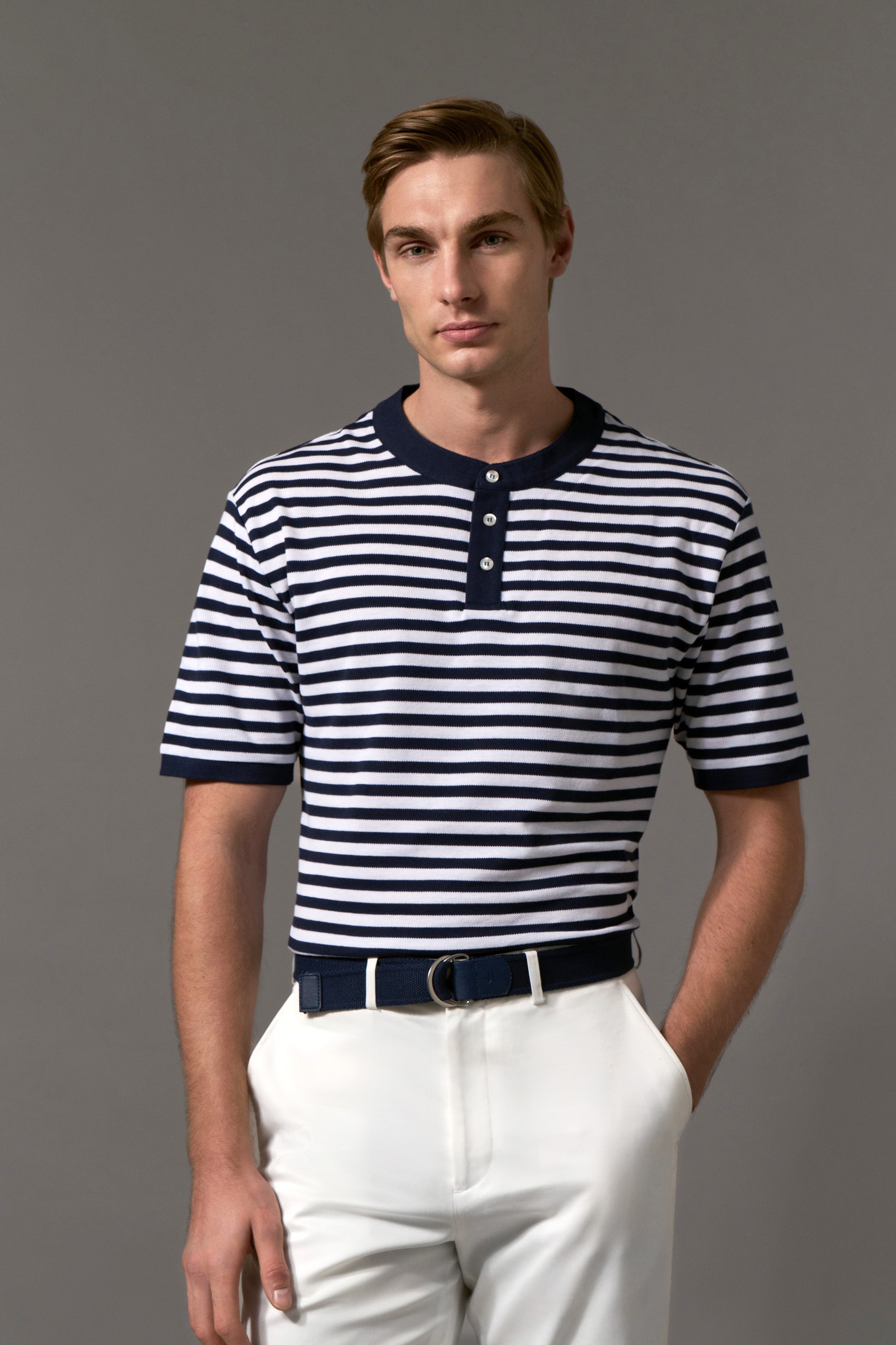 Leslie Polo Shirt - Navy