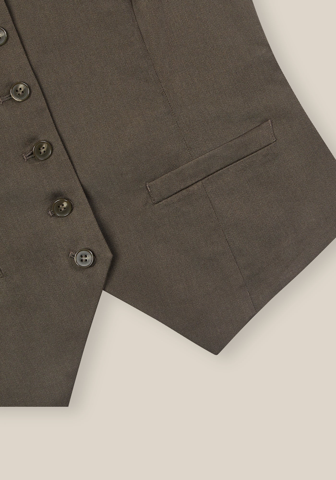 Stockholm Waistcoat - Olive/Khaki