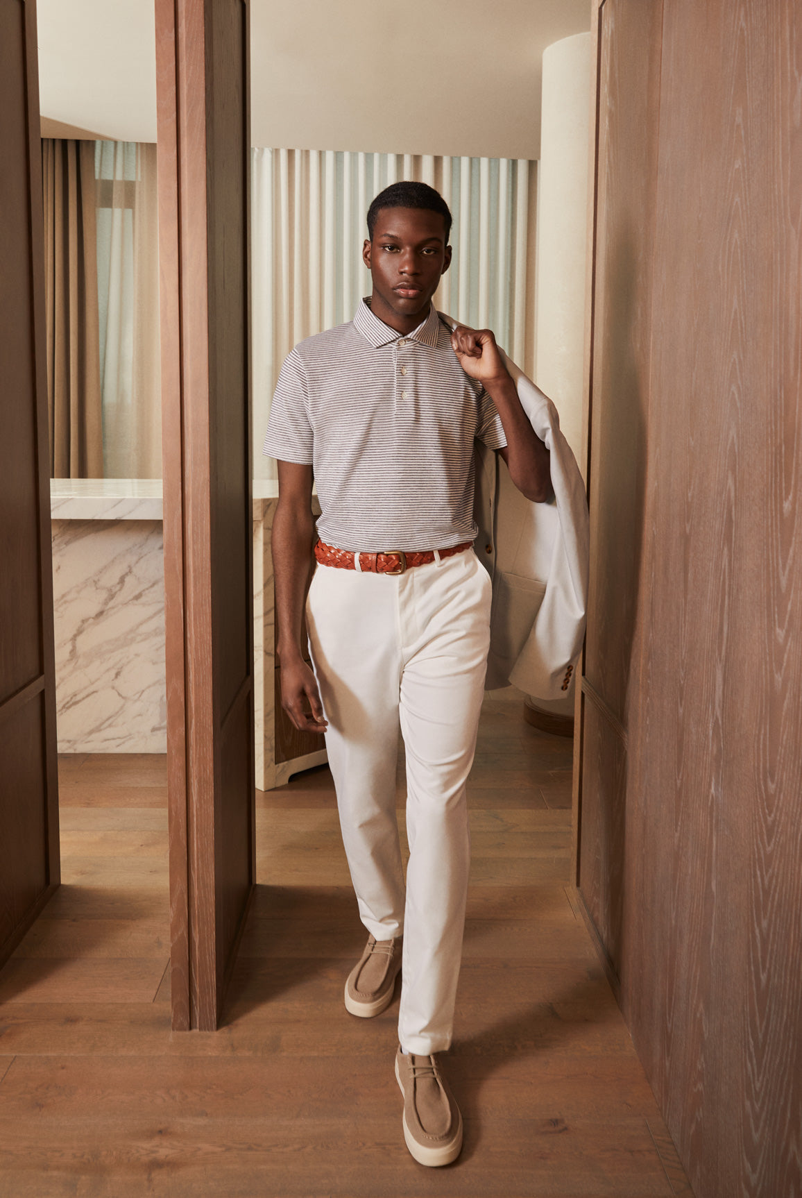 Boxwood Polo Shirt - Breton