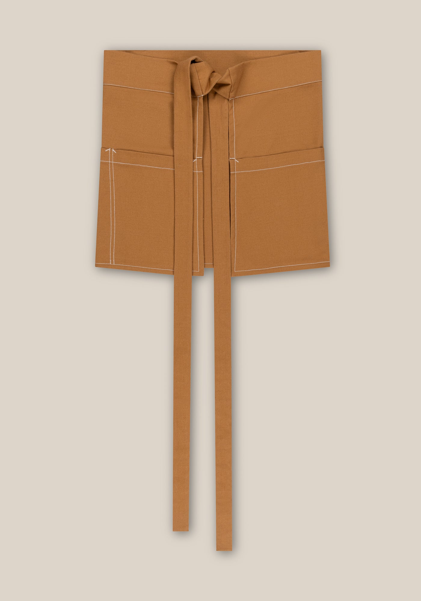 Chestnut Short Apron - Ochre