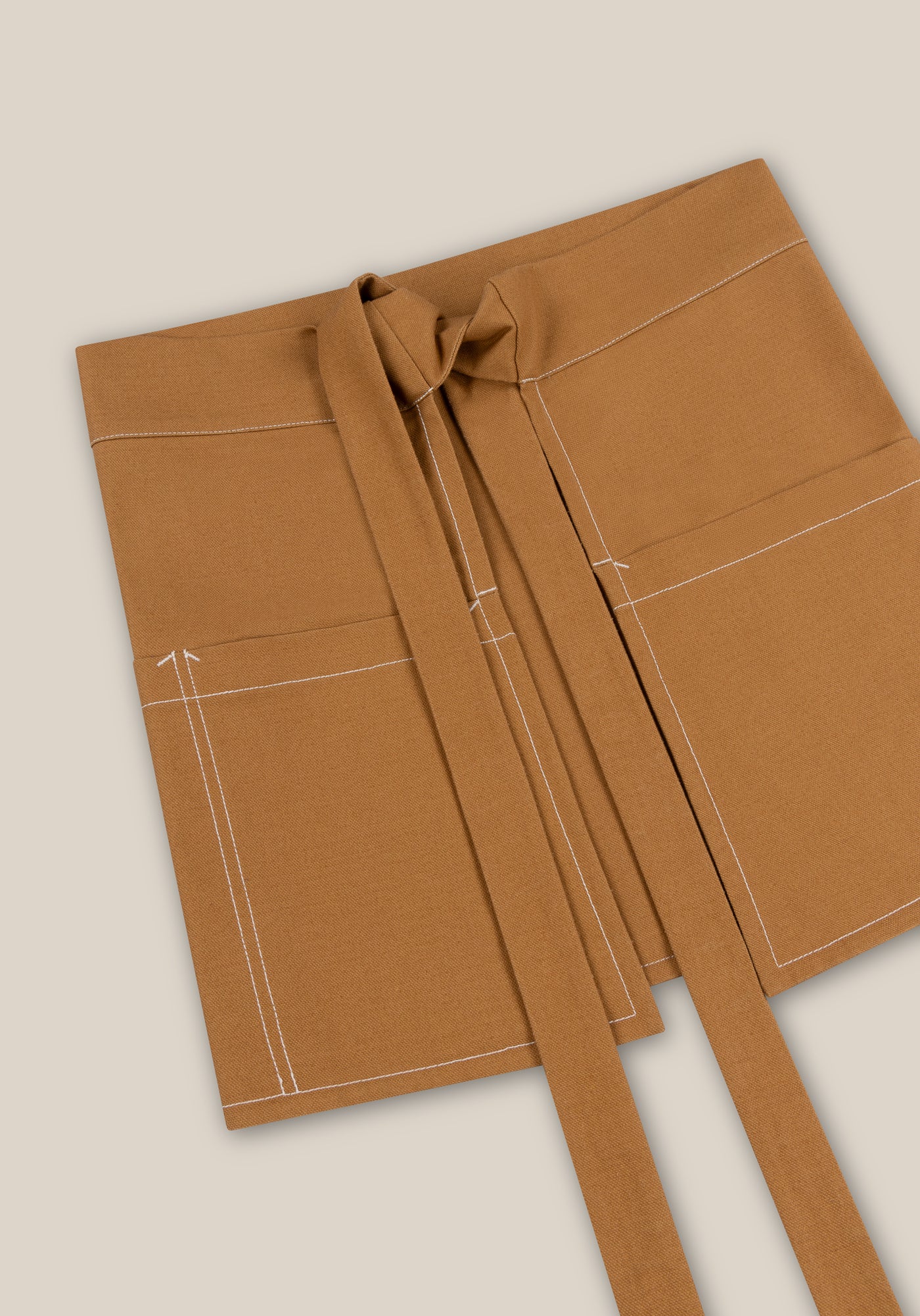 Chestnut Short Apron - Ochre