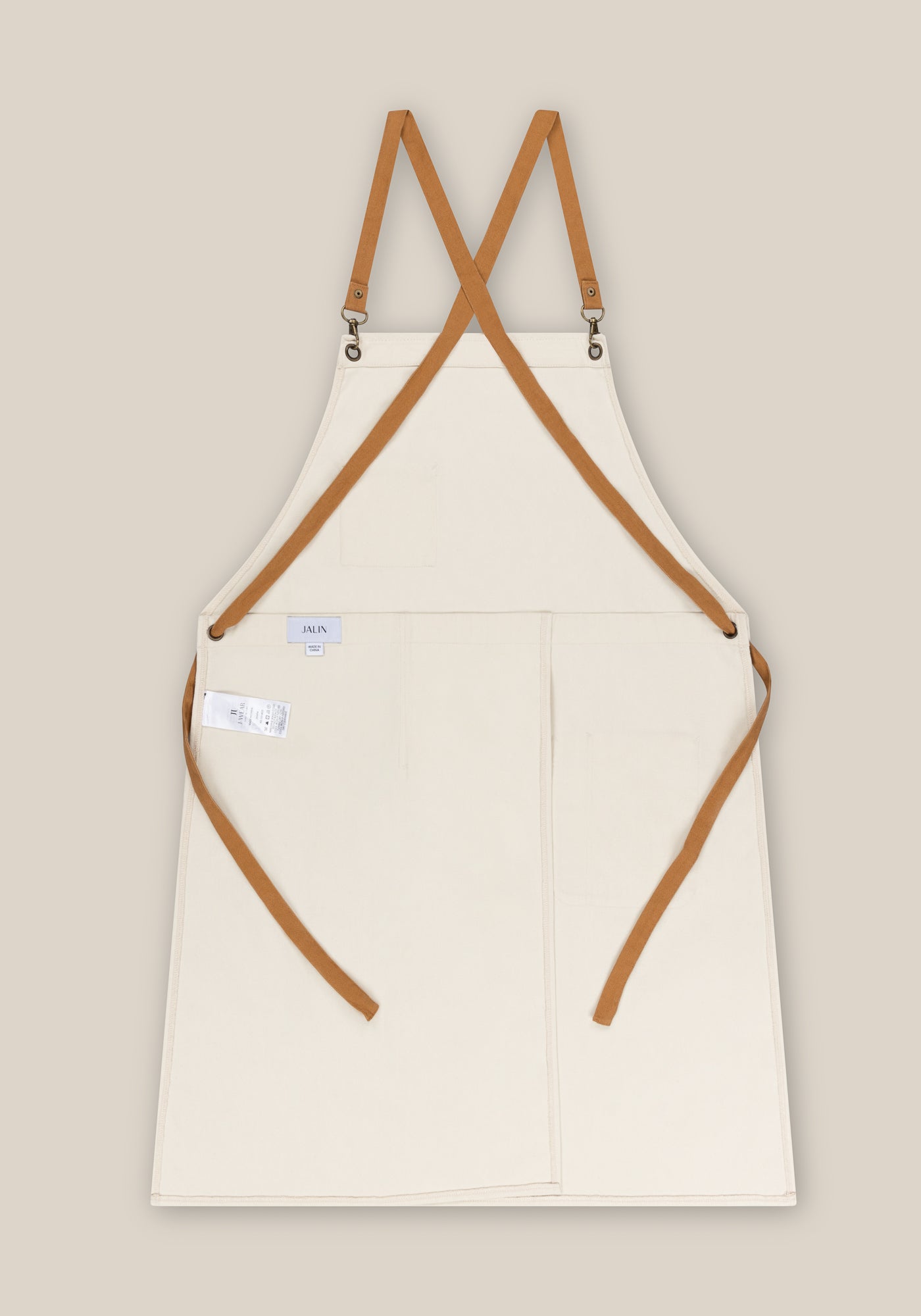 Poplar Bib Apron - Ecru