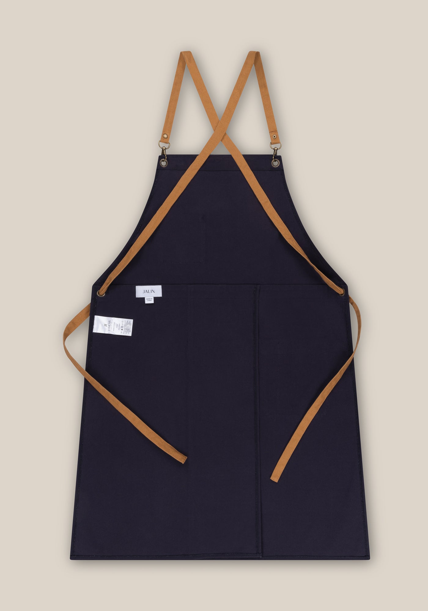 Poplar Bib Apron - Navy