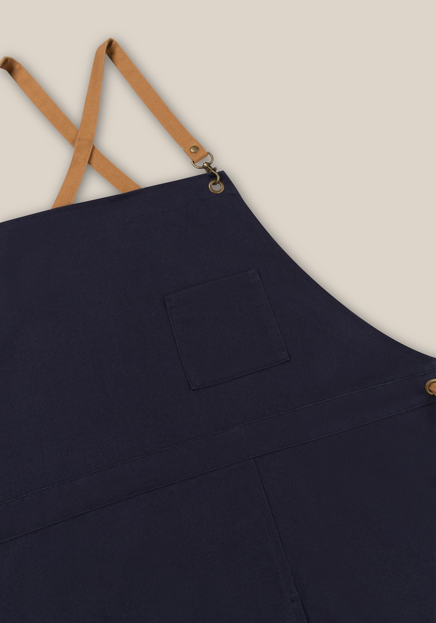 Poplar Bib Apron - Navy