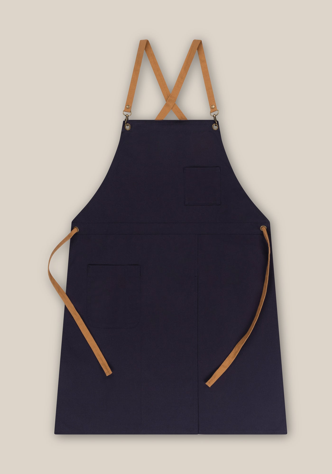 Poplar Bib Apron - Navy