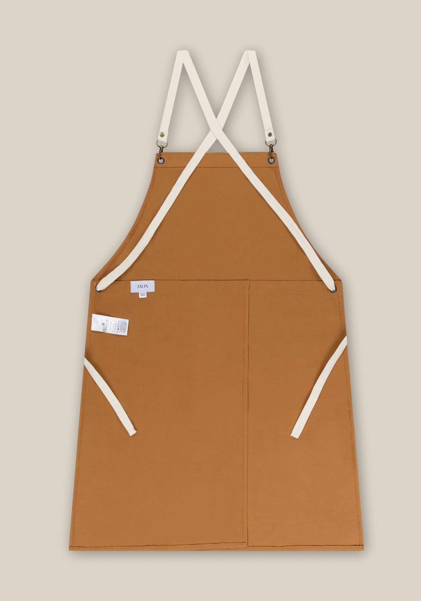 Poplar Bib Apron - Ochre