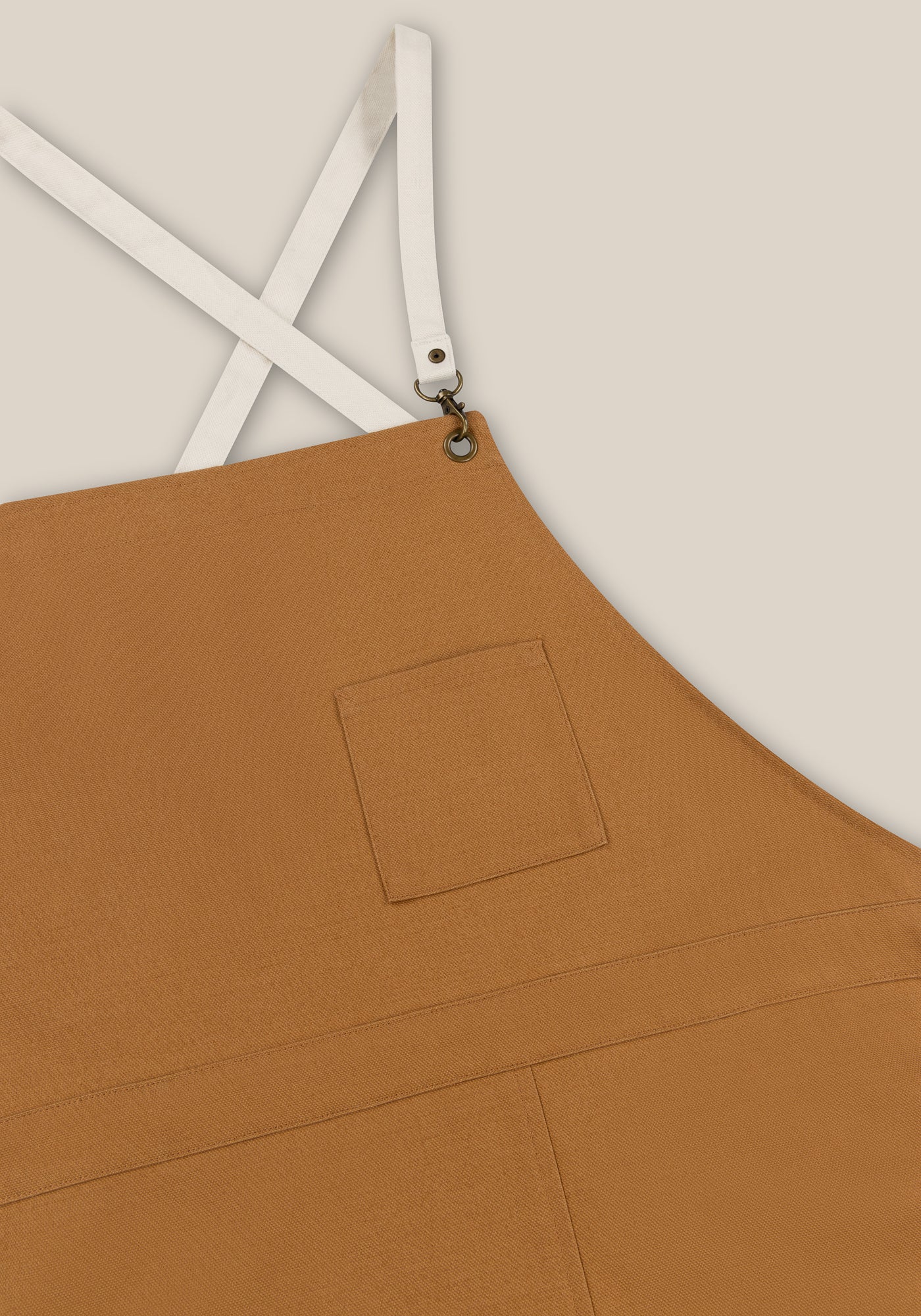 Poplar Bib Apron - Ochre