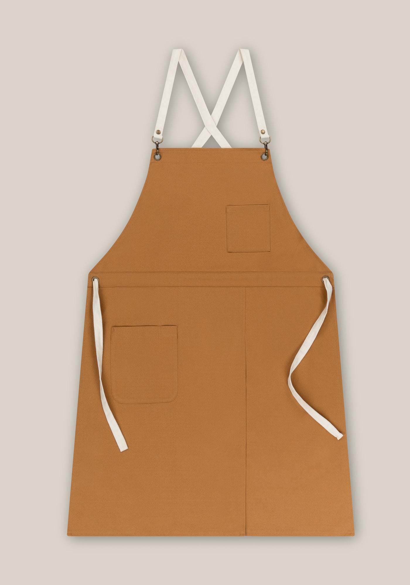 Poplar Bib Apron - Ochre