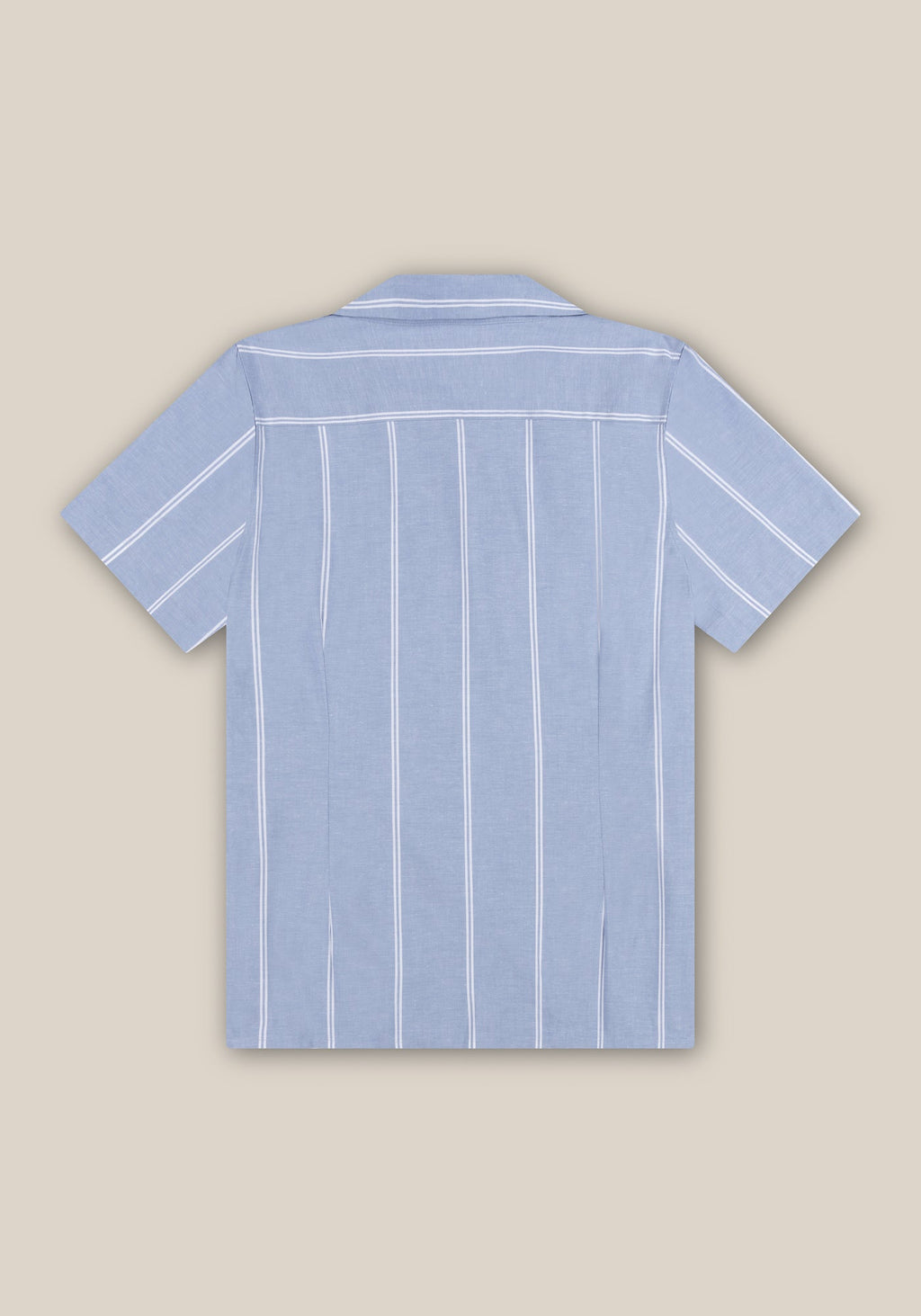 Beech Cuban Shirt - Blue Stripe