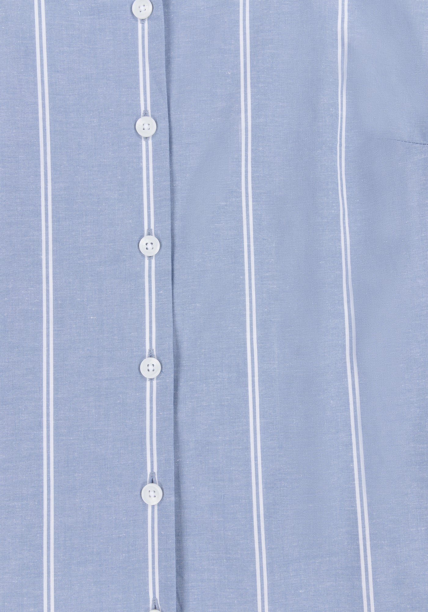 Beech Cuban Shirt - Blue Stripe