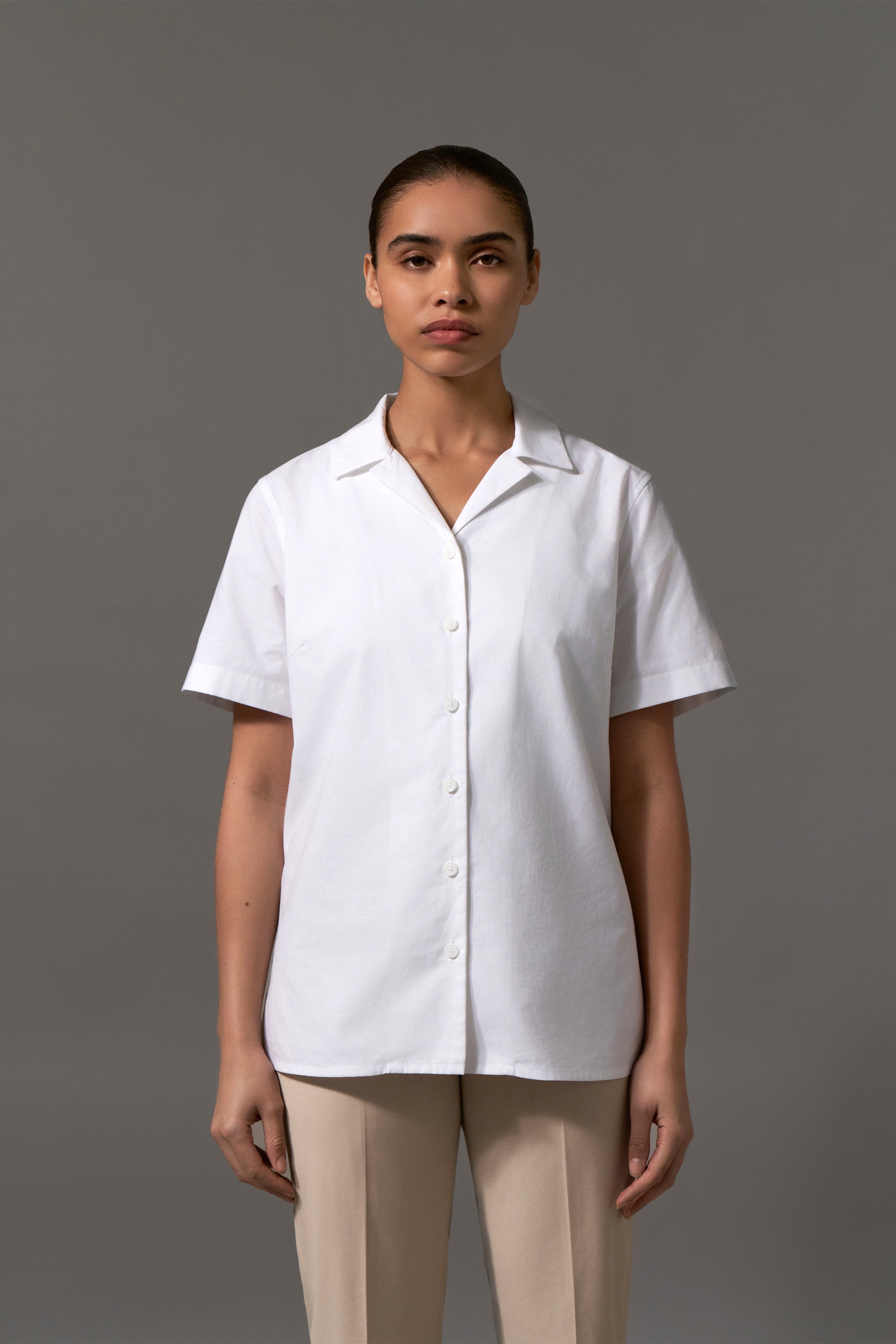 Beech Cuban Shirt - White