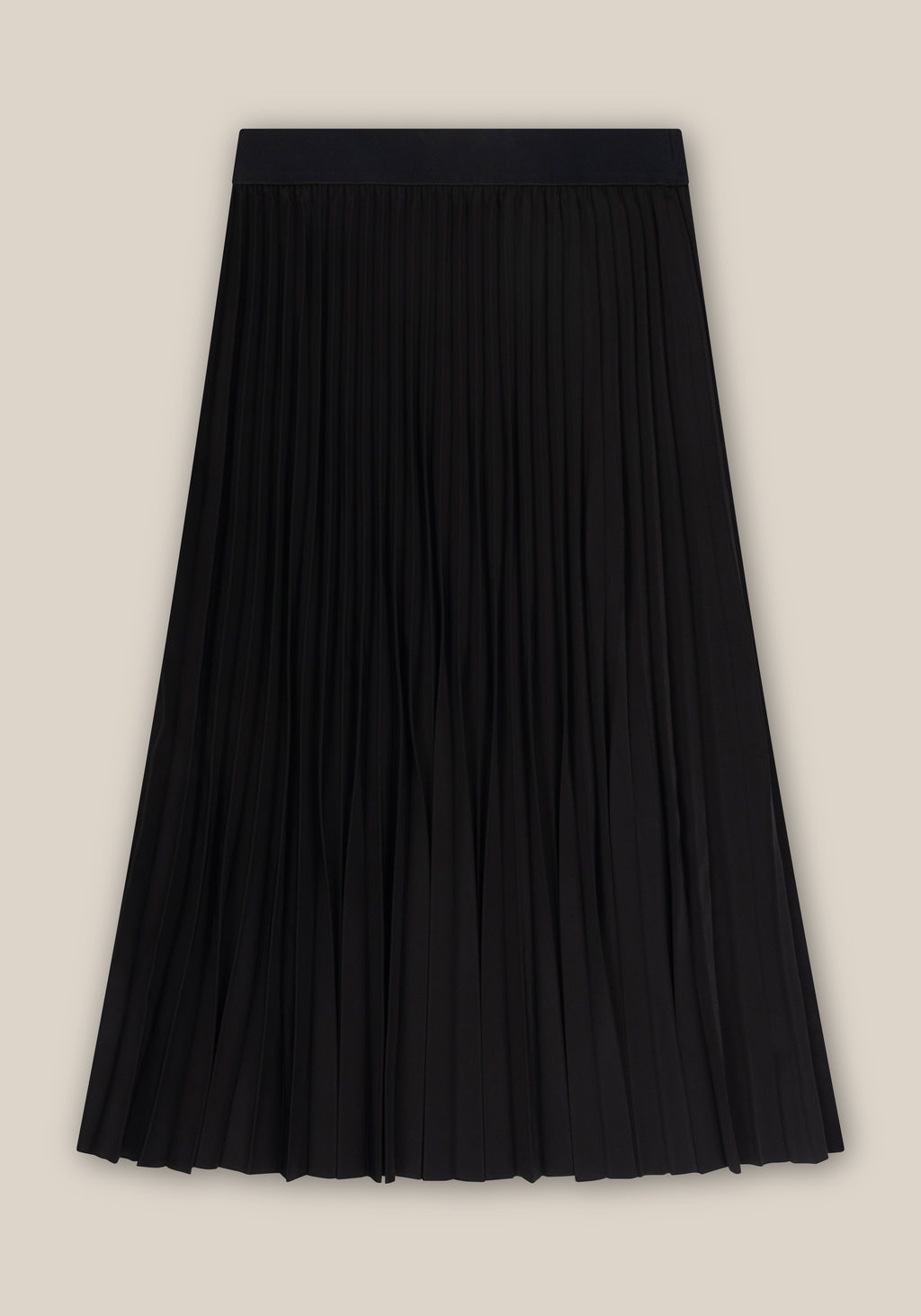 Lily Pleated Skirt - Black