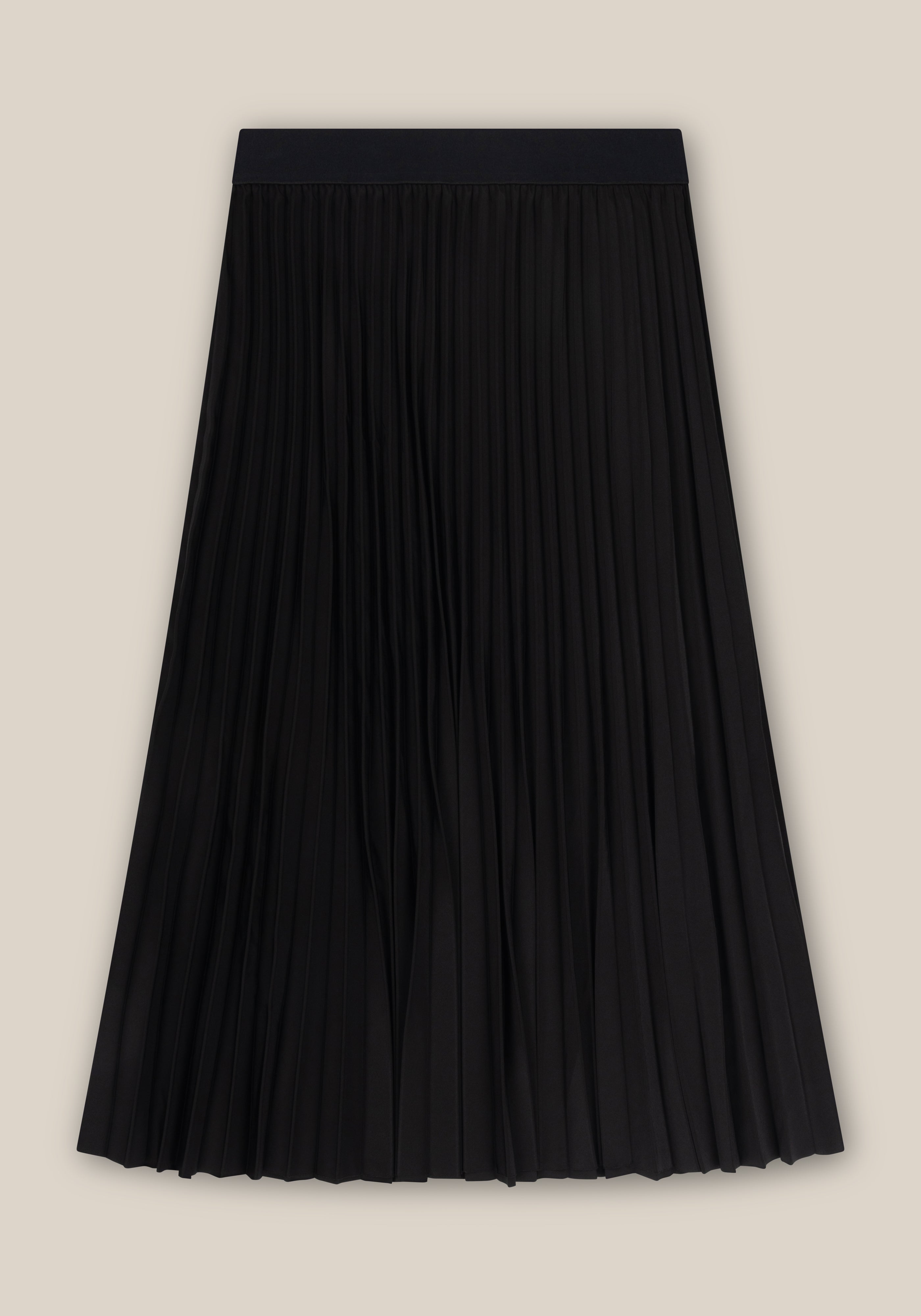 Lily Pleated Skirt - Black