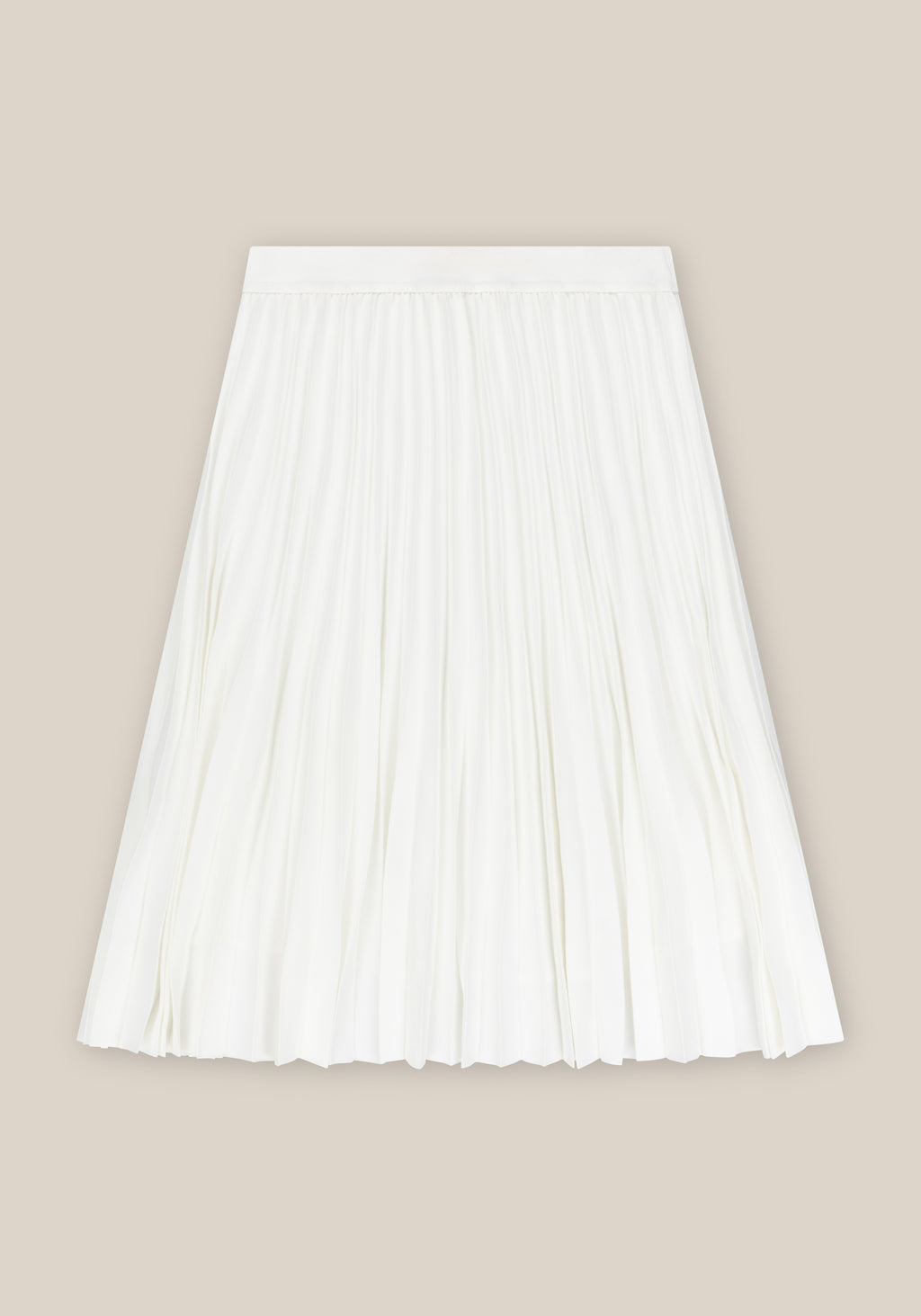 Lily Pleated Skirt - White