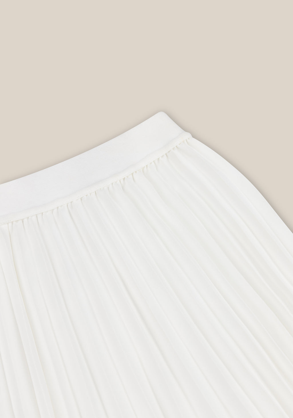 Lily Pleated Skirt - White