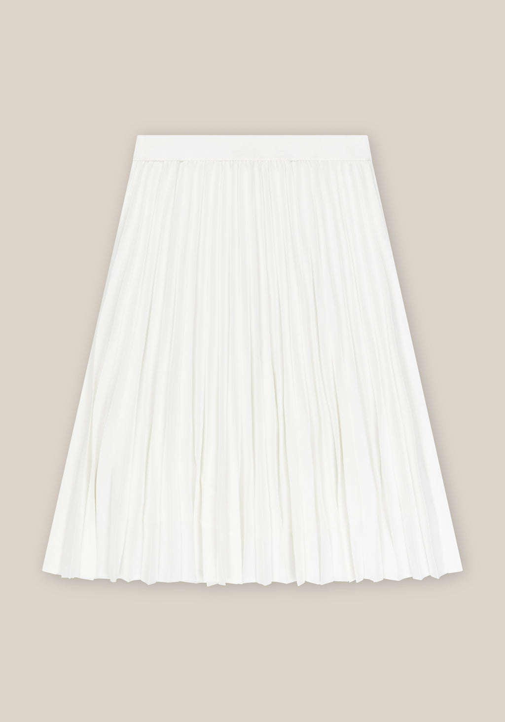 Lily Pleated Skirt - White