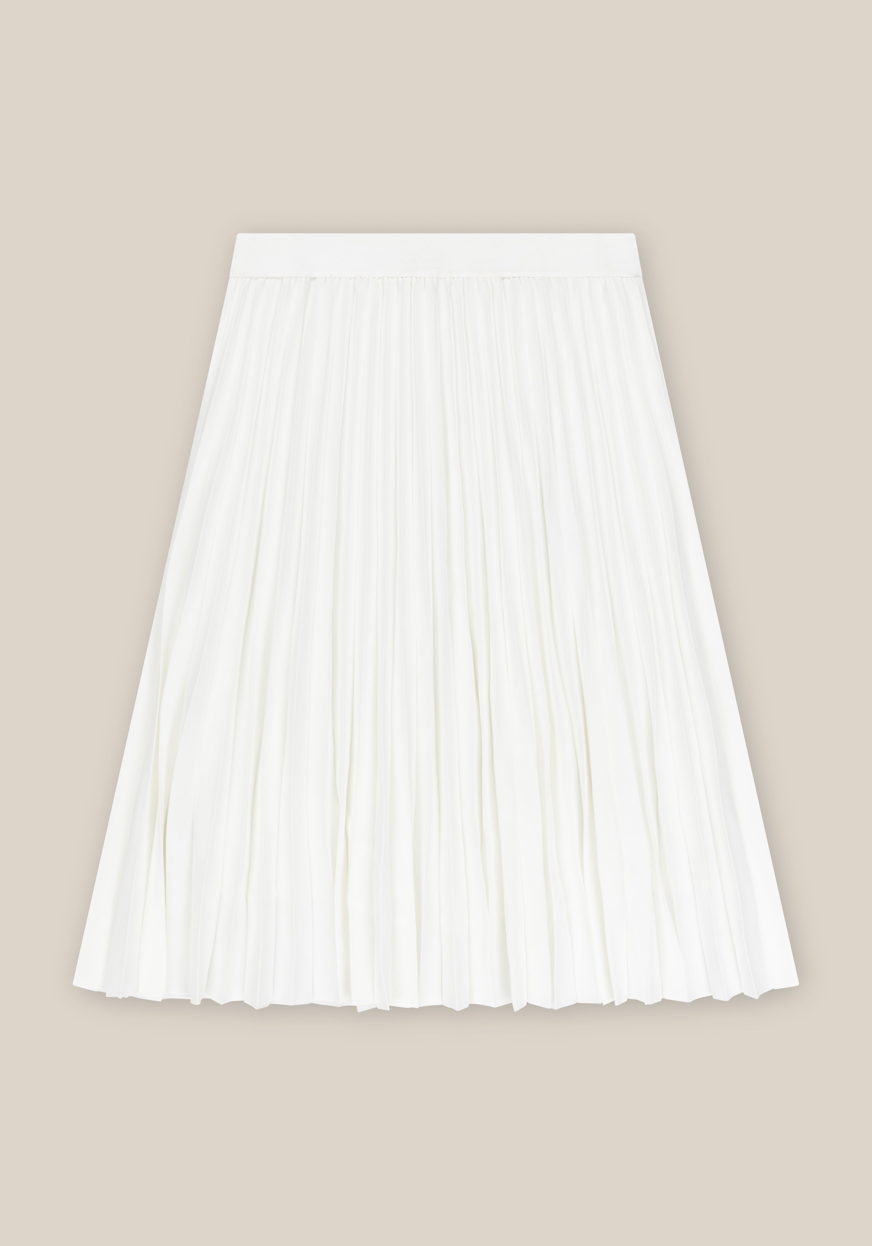 Lily Pleated Skirt - White