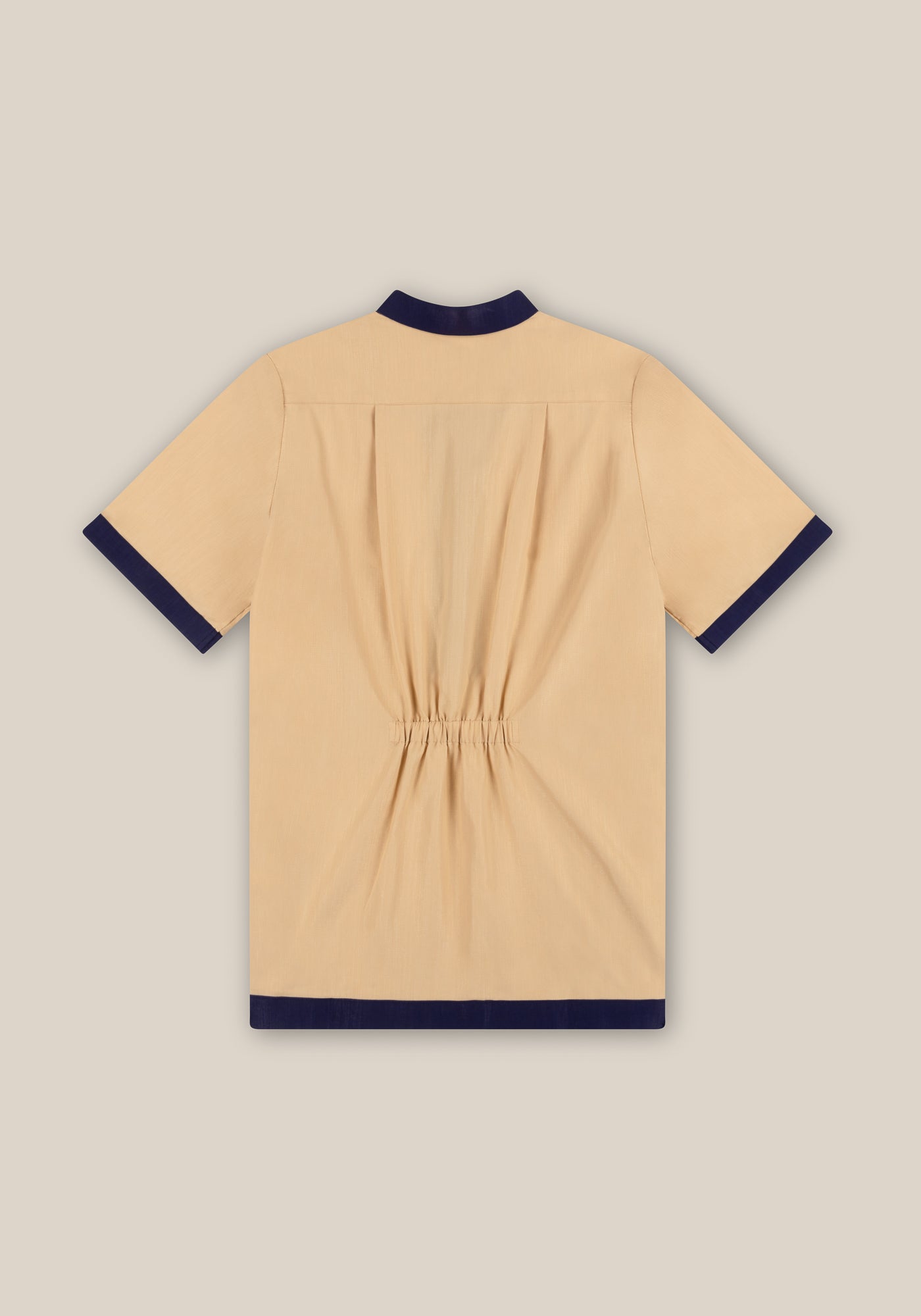 Hannah Tunic - Almond/Navy