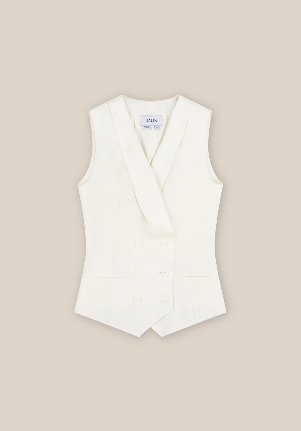 Laurel Waistcoat - Ivory