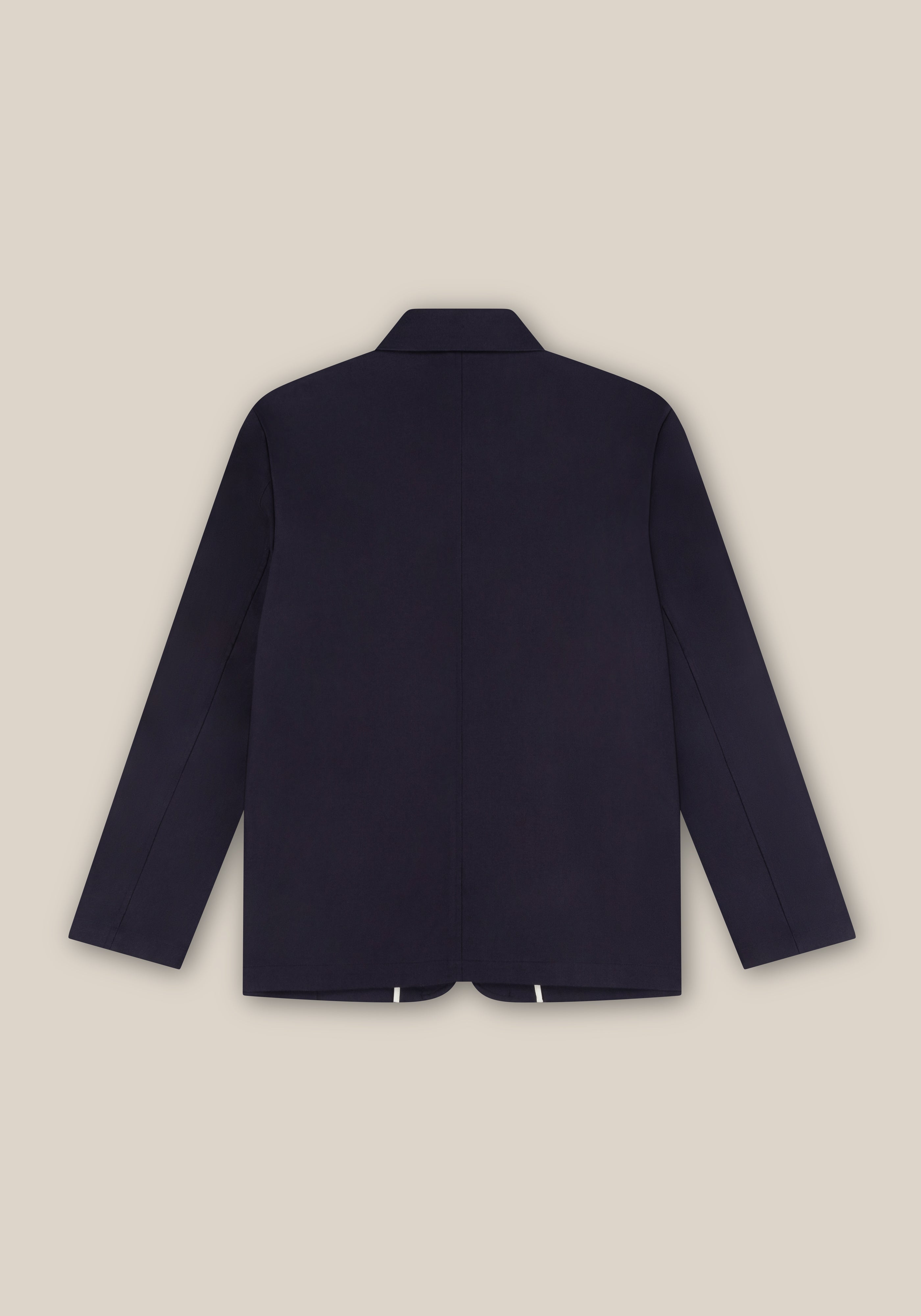 Raffia Chore Jacket - Navy