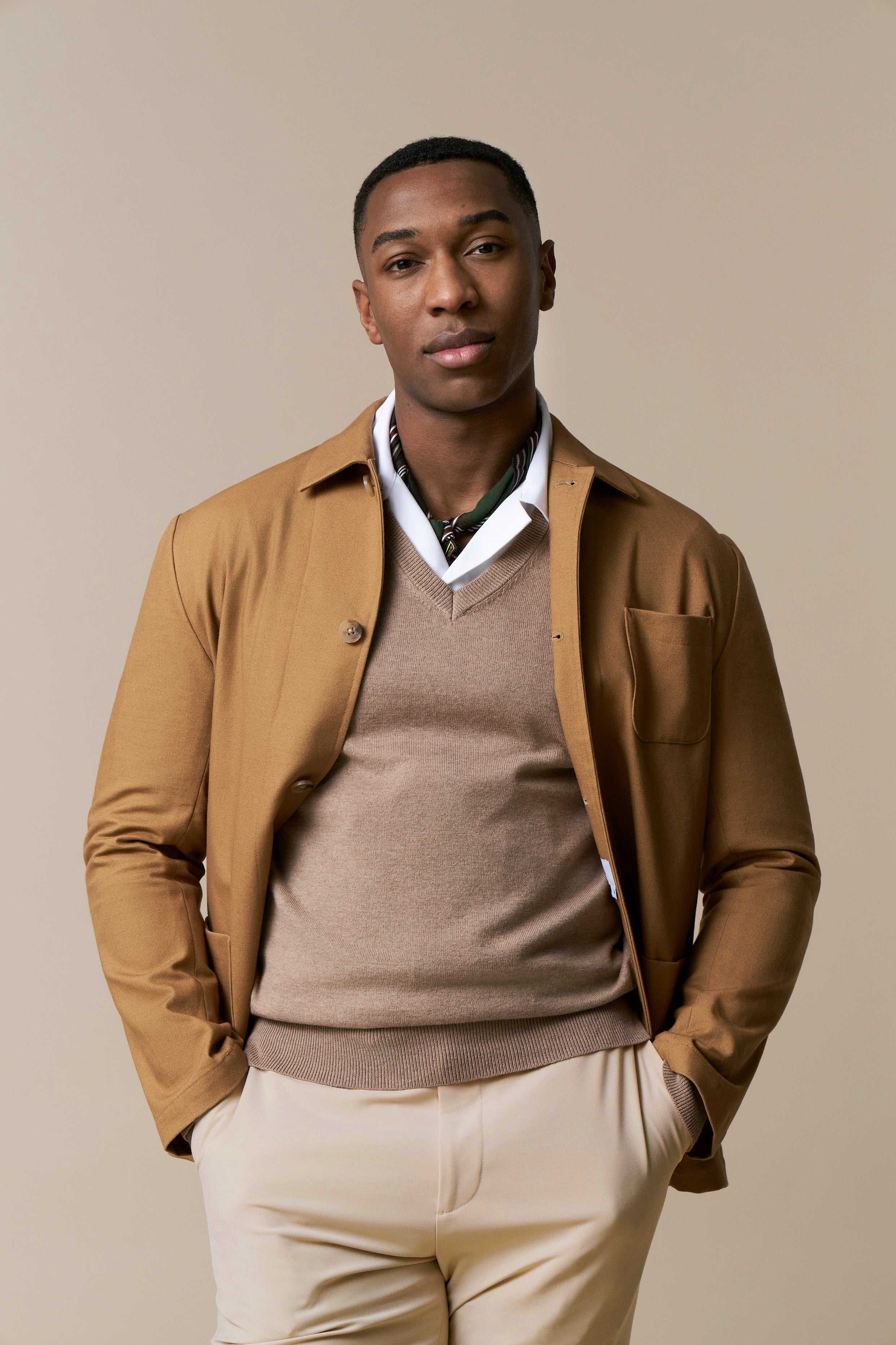 Raffia Chore Jacket - Ochre – Jalin