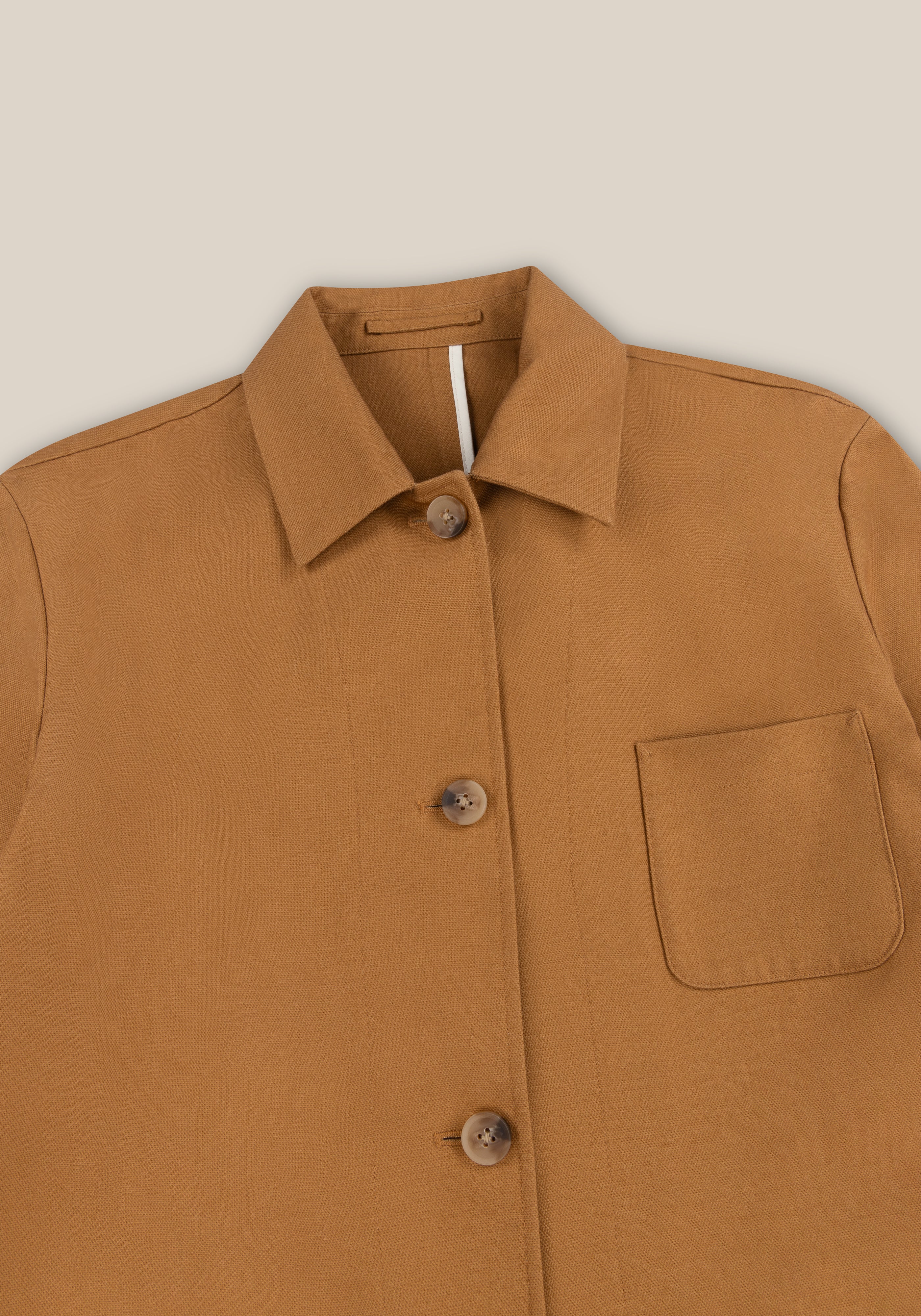 Raffia Chore Jacket - Ochre