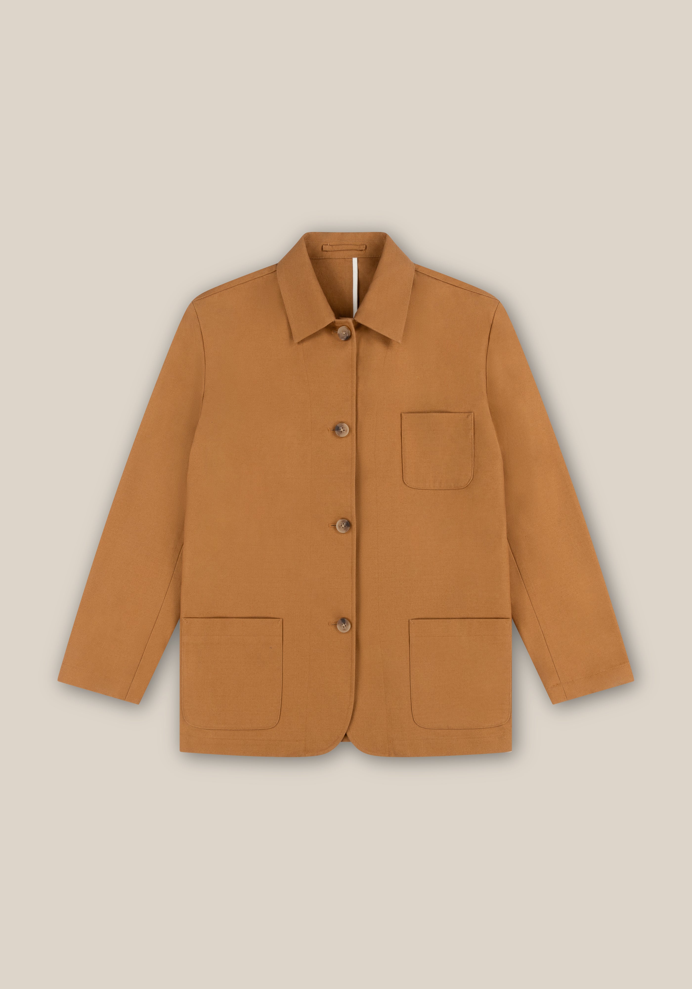 Raffia Chore Jacket - Ochre