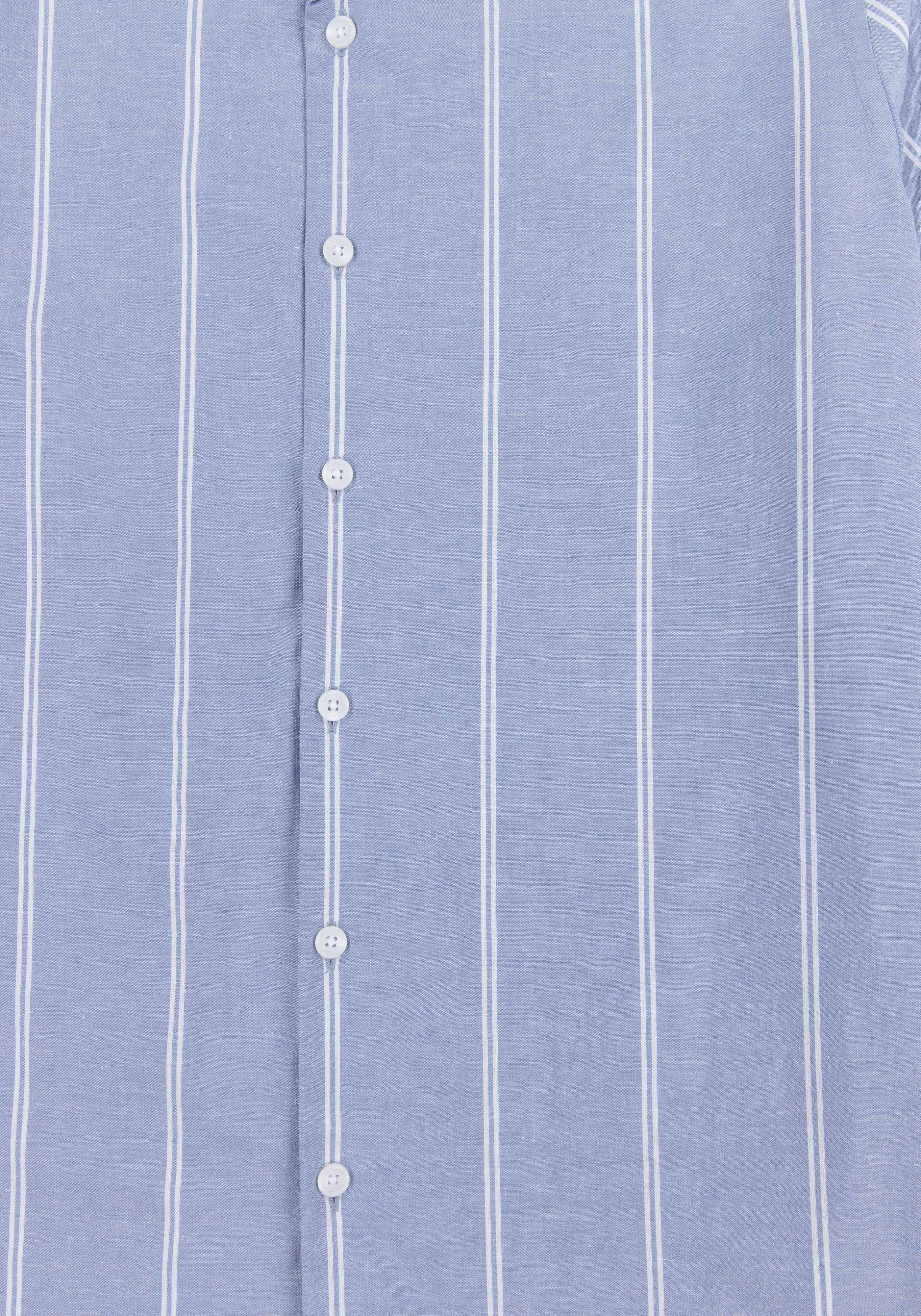 Willow Cuban Shirt - Blue Stripe