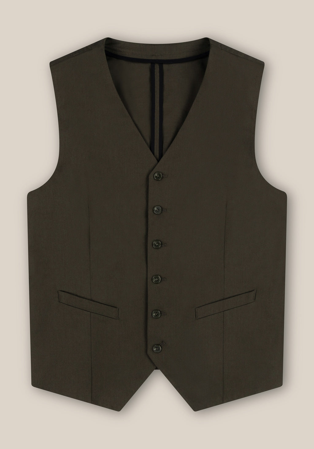 Zurich Waistcoat - Olive Khaki