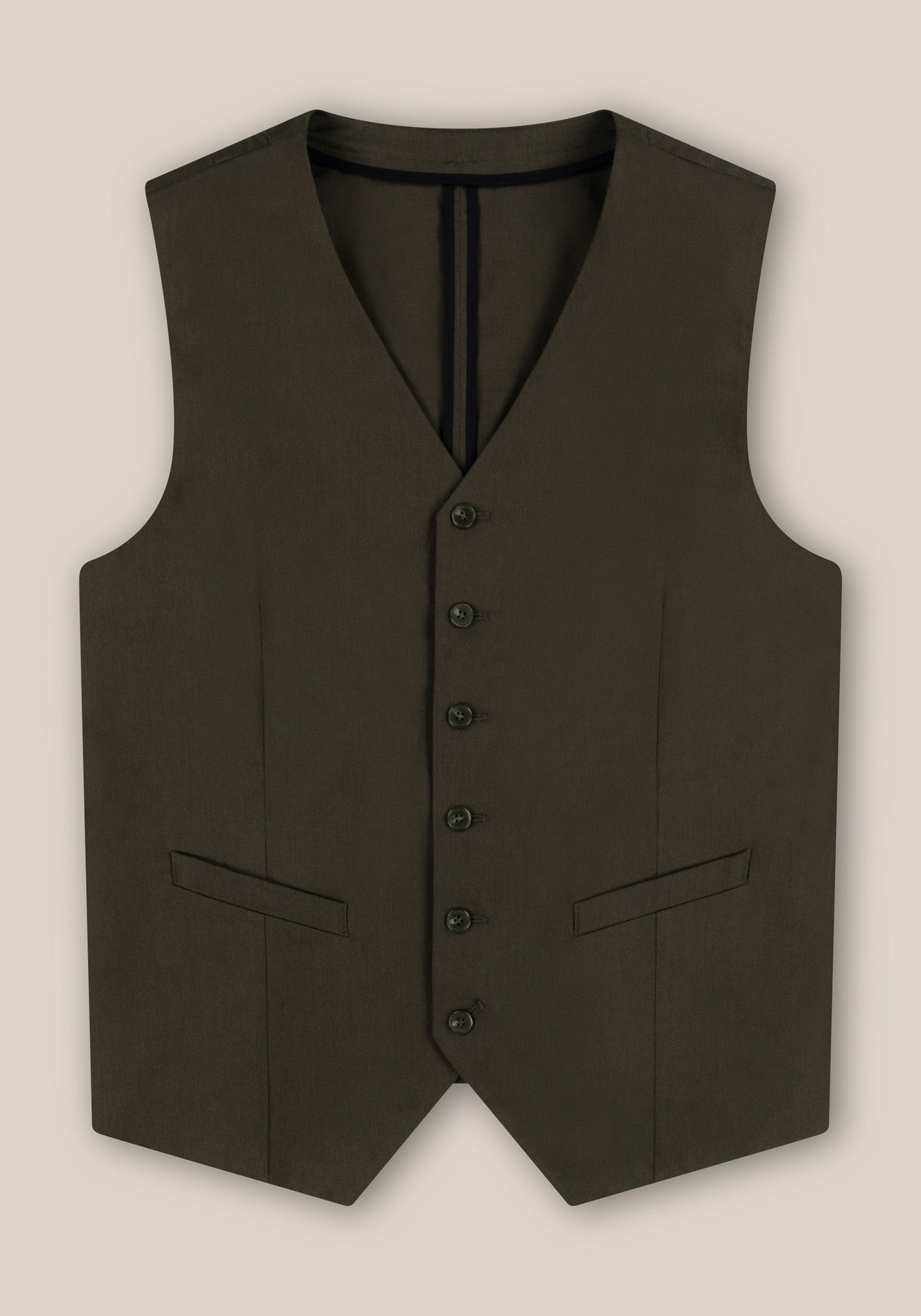 Zurich Waistcoat - Olive/Khaki