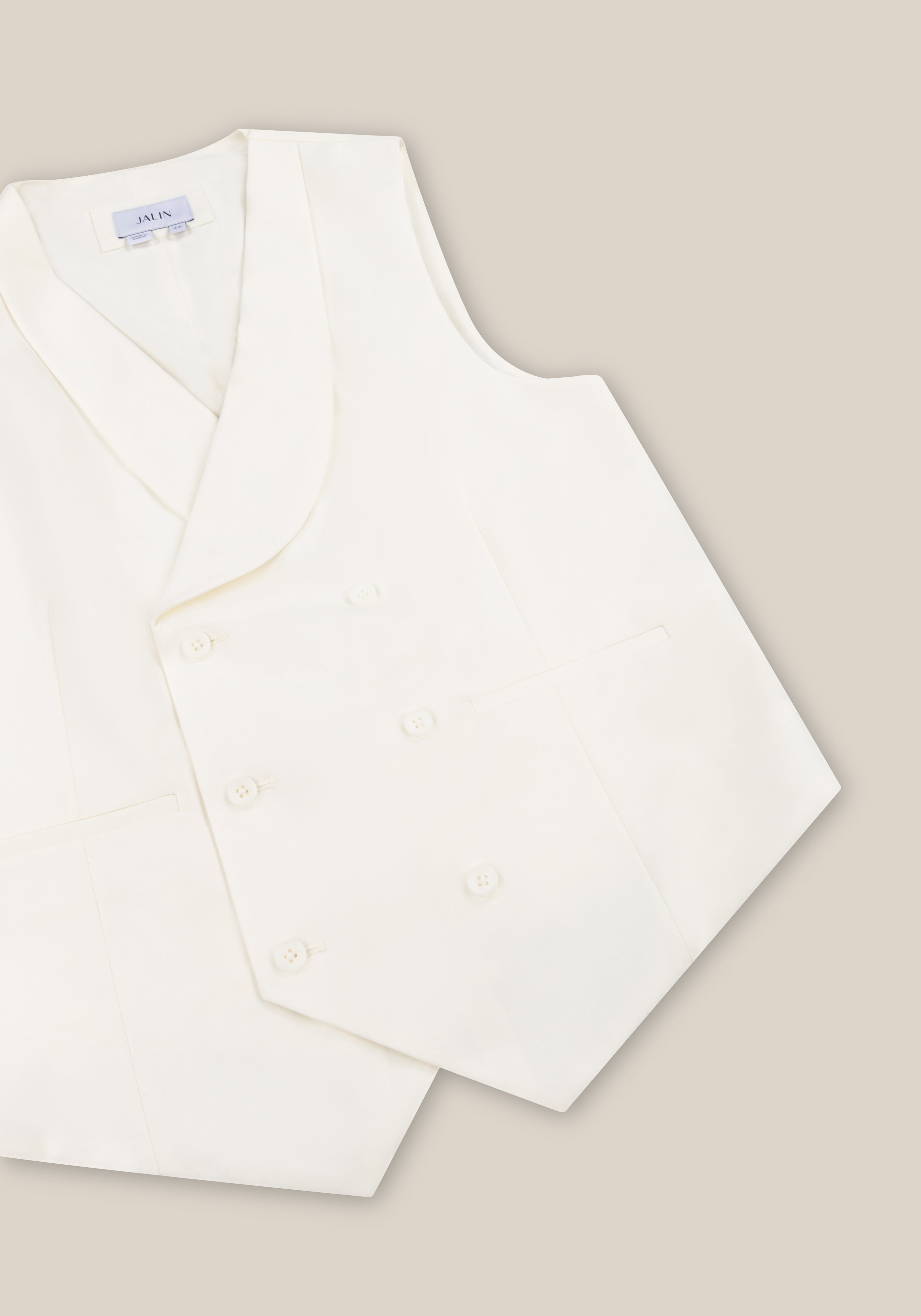 Juniper Waistcoat - Ivory